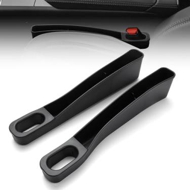 Imagem de VG MOTO Organizador de enchimento de lacuna de assento lateral de carro compatível com Tesla Model Y, compatível com Tesla Model 3 (My/3) 2019-2026 Enchimento de assento de lacuna de carro pacote com