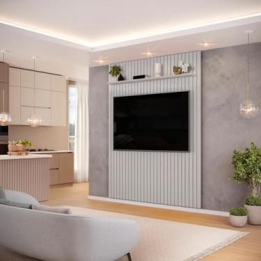 Imagem de Painel para TV até 65 Polegadas Ripado DJ Móveis Trento 183 Bali - DJ 