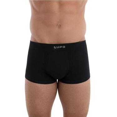 Imagem de Sunga Masculina Lupo Sem Costura Micromodal Preta - 00656001-Masculino