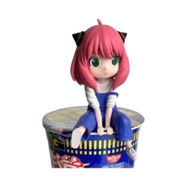 Imagem de 13cm SPYFAMILY Anya Forger com suspensórios jeans Noodle Stopper Anime