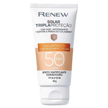 Imagem de Protetor Solar Renew Com Cor Clara Fps 50 - AVON