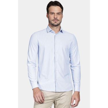 Imagem de Camisa Aramis Manga Longa Slim Listrada Azul-Masculino