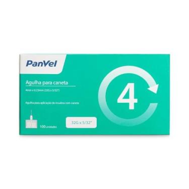 Imagem de Agulha Para Caneta De Insulina 32g 4mm Panvel 100 Unidades