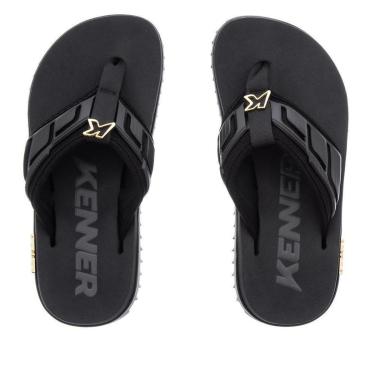 Imagem de Chinelo Kenner Kivah Tecido Preto - 43-Masculino