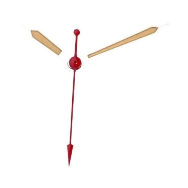 Imagem de Mostrador De Relógio Estéril Salmão Preto E Branco 29MM Com Ponteiros 