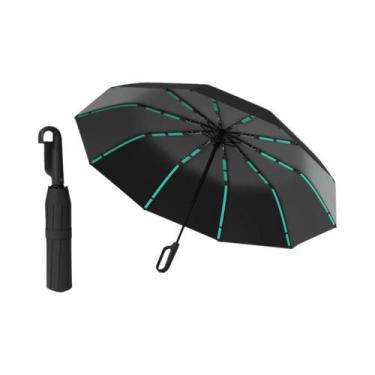 Imagem de Guarda-chuva Dobrável Unissex Com Proteção UV E À Prova De Vento, 72 V