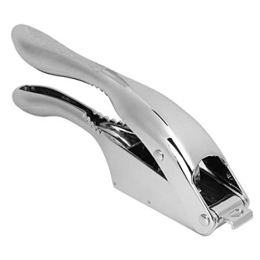 Imagem de Espremedor de alho, triturador e picador de alho de liga de alumínio com aço inoxidável e textura antiderrapante, para alho e gengibre, nozes, molho de pão, sopas, molho de salada