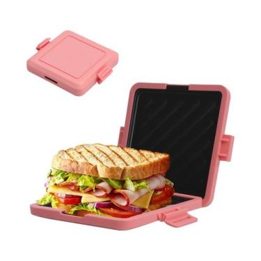 Imagem de Máquina Compacta De Micro-ondas Para Sanduíches E Café Da Manhã Com Li