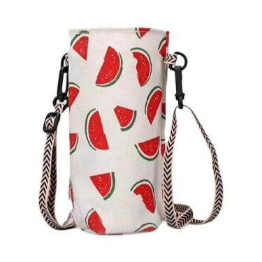 Imagem de Bolsa Térmica Portátil Para Garrafa De Água Com Alça Transversal Para 