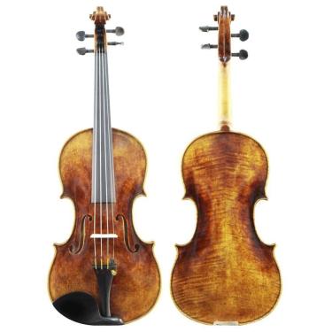 Imagem de Violino Feito À Mão 4/4 À Óleo Castanho Envelhecido