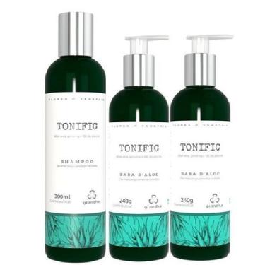 Imagem de Grandha Tonific 1 Shampoo 2 Baba D'Aloe Flores e Vegetais