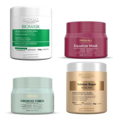 Imagem de Prohall kit máscara extreme + máscara biomask + máscara equalize + más