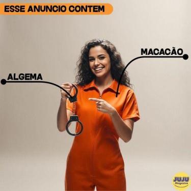 Imagem de Fantasia Macacão De Presidiario Unissex Adulto Com Brinde Tamanho:GCor