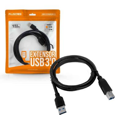 Imagem de Cabo USB 3.0 para impressora AM/BM USBBM3015 1.5 Metro PlusCable
