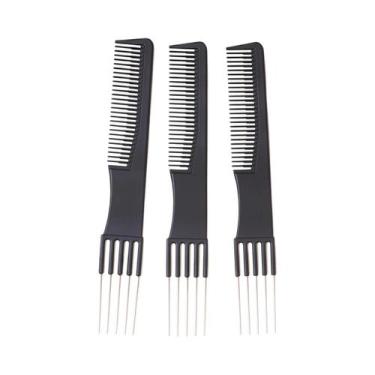 Imagem de Pentes Profissionais Para Tintura De Cabelo 3 Peças, Ferramenta De Est