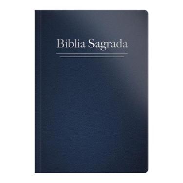 Imagem de Livro - Bíblia RC Letra Grande Semi Luxo Azul