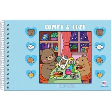 Imagem de Livro - Comfy and Cozy Blue - Para Colorir