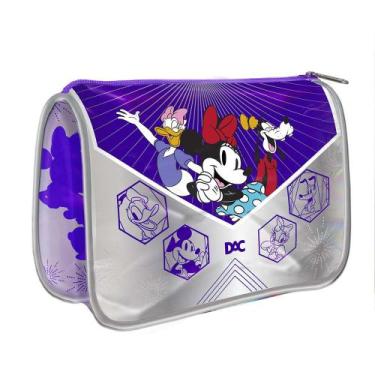 Imagem de Estojo Grande Formato Canoa Disney 100 Coleção Especial em PVC Cristal