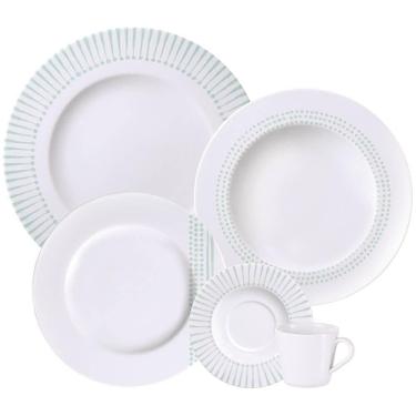 Imagem de Aparelho De Jantar Tramontina Monocroma Em Porcelana Decorada 20 Peças 96589054