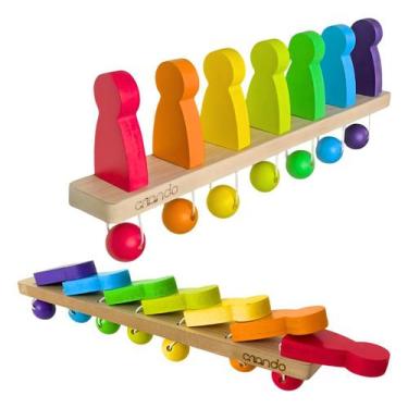 Imagem de Criando Efeito Domino Fixo de Parede Colorido Brinquedos Educativos In