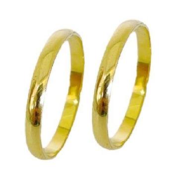 Imagem de Aliança em Ouro 18K Anatômica 3,50 mm com Acabamento Polido e Trabalho