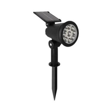 Imagem de Luz De Parede Externa Solar Com 9 LEDs Ajustáveis, IP65 À Prova d'Água