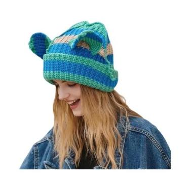 Imagem de Gorro De Inverno Tricotado Para Mulheres E Homens, Marca De Luxo, Boni