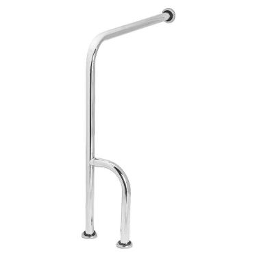 Imagem de Barra De Apoio Para Sanitário Chão E Parede 70x60cm Esquerd