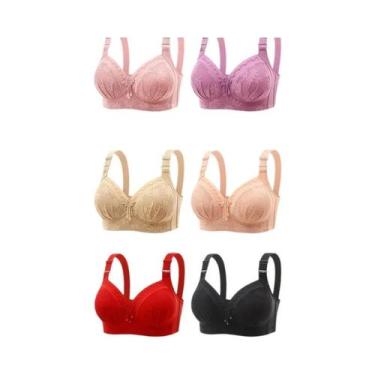 Imagem de Sutiã De Amamentação plus Size Com Renda Estampada, Confortável, Sem A