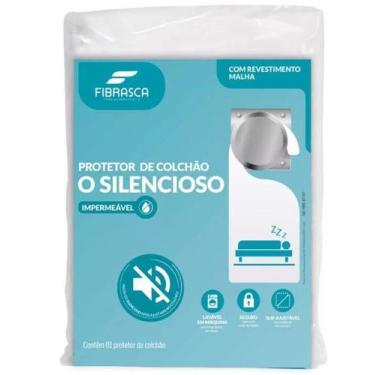 Imagem de Protetor de colchão lençol de king Impermeável Fibrasca O Silencioso, 