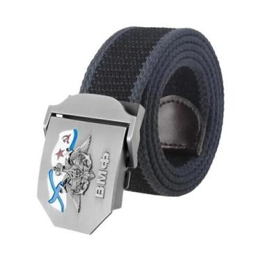 Imagem de Cinto De Lona 3D Masculino Com Fivela De Metal, Cinto Tático Militar D