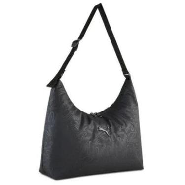 Imagem de Bolsa Feminina Puma Pop Slouchy Hobo Preta - 0917-Feminino