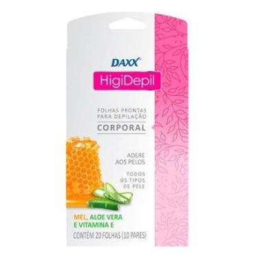 Imagem de Folha Depilatória Corporal Daxx HigiDepil 20 Un-Feminino