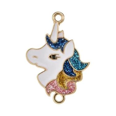 Imagem de Pingentes De Esmalte Com Animais Variados 10 Peças Para DIY, Fabricaçã