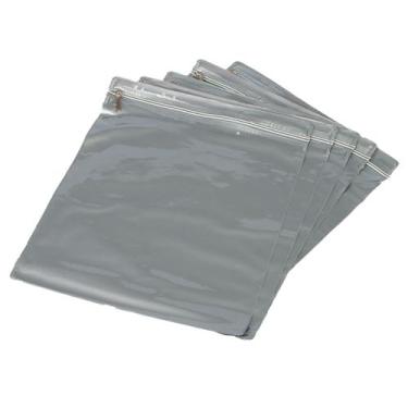 Imagem de Kit 5 Peças Saco Organizador Impermeável com Zíper e Visor Transparent