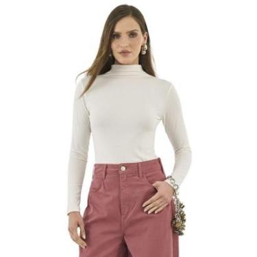 Imagem de Blusa Colcci Slim Manga Longa Off Shell Feminina-Feminino