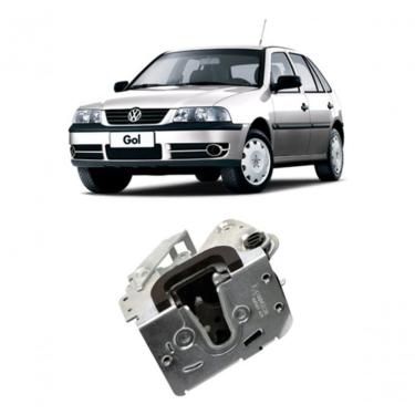 Imagem de Fechadura de Porta Dianteira Esquerda Saveiro G3 2000 a 2005 G4 2005 a 2008 Mecânica Predisposta para Elétrica Universal