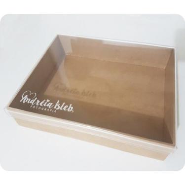 Imagem de Kit 10 Caixas para Fotos 10x15cm em MDF e Acrílico - Personalizáveis -