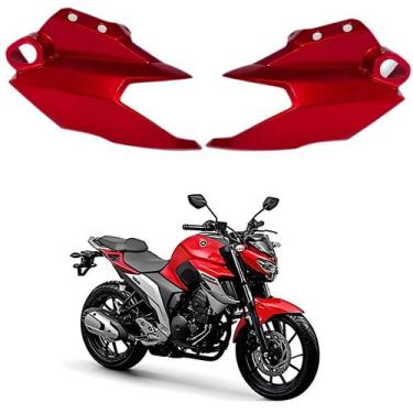 Imagem de Kit Par Carenagem Bananinha Farol Fazer 250 Fz25 2018 2019 2020 2021 v