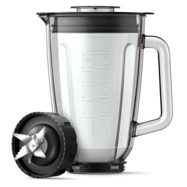 Imagem de Copo de Vidro Cpl P/ Liquidificador Philips Walita Ri2240, Ri2242 e Ri