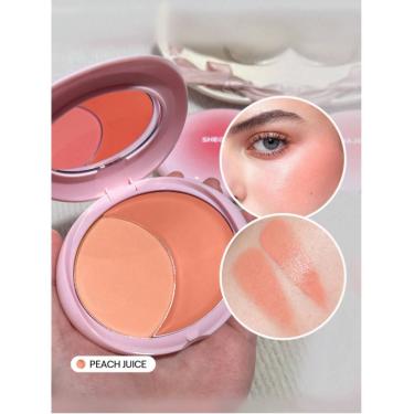 Imagem de Duo de Blush Cremoso e Pó Cheek 2 Sheglam -  Peach Juice