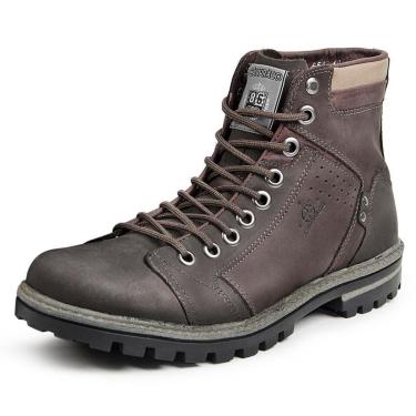 Imagem de Bota Coturno Masculino Calprado Tradicional Rústico em Couro-Masculino