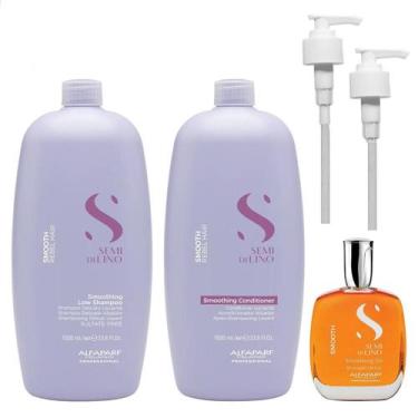 Imagem de Kit Alfaparf Professional Semi Di Lino Smooth Smoothing - Shampoo & Co