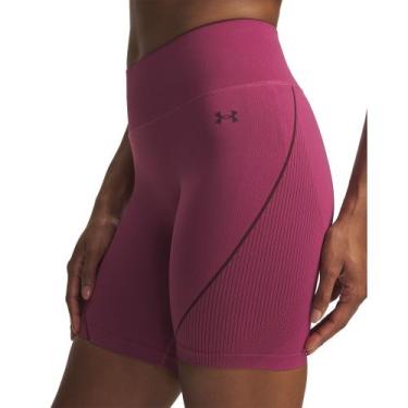 Imagem de Shorts de Treino Under Armour Vanish Seamless Feminino, Rosa, M