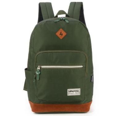 Imagem de Mochila Juvenil De Costas Faculdade Passeio Academia Up4you, Verde