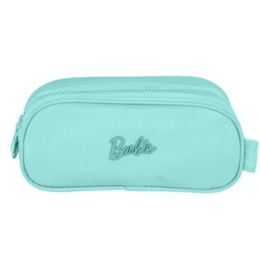 Imagem de Estojo Escolar 3 Compartimentos Premium Barbie - Luxcel, Turquesa