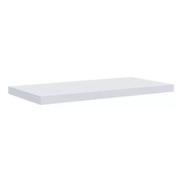 Imagem de Prateleira Moderna Parede Sala Quarto Mdf Branca 30x20cm - Pratikos De