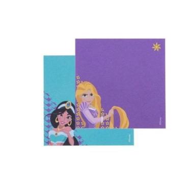 Imagem de Bloco Adesivo Disney Kit 100 Folhas PRINCESAS JAMINE A AURORA - Maxpri