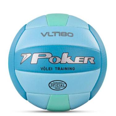 Imagem de Bola De Vôlei Poker Training VLT 180, Unico, Azul, Azul claro