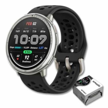 Imagem de Smartwatch Amazfit Active 2 Amoled GPS A Prova D água Responde Whatsap